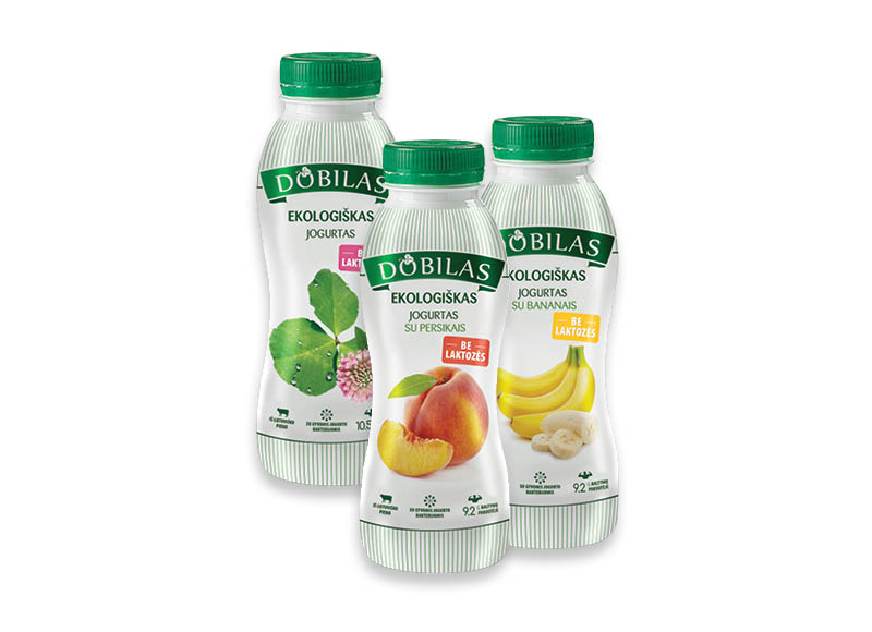 Ekologiškam jogurtui DOBILAS
			, 
				 330 g, 3 rūšių, 3,61 Eur/kg. A lygio parduotuvėse