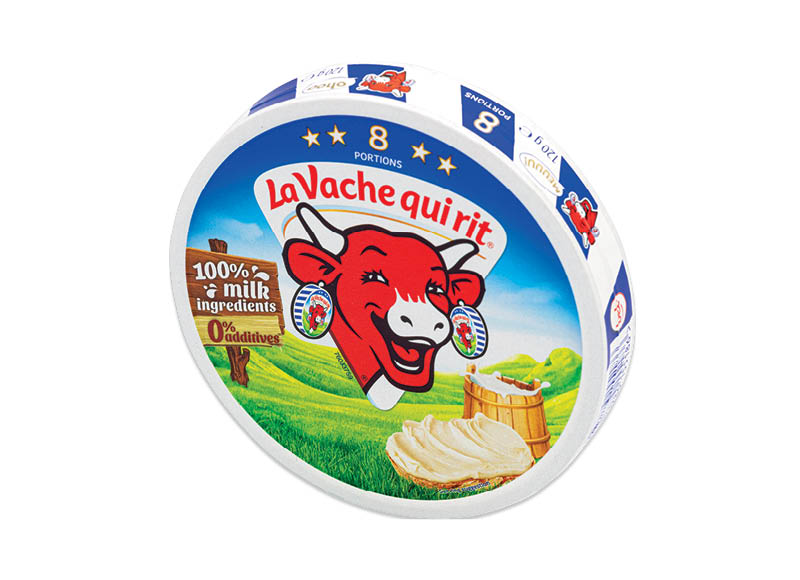 Lydytas sūris LA VACHE QUI RIT
			, 
				 120 g, 45 % rieb., 11,58 Eur/kg. A lygio parduotuvėse