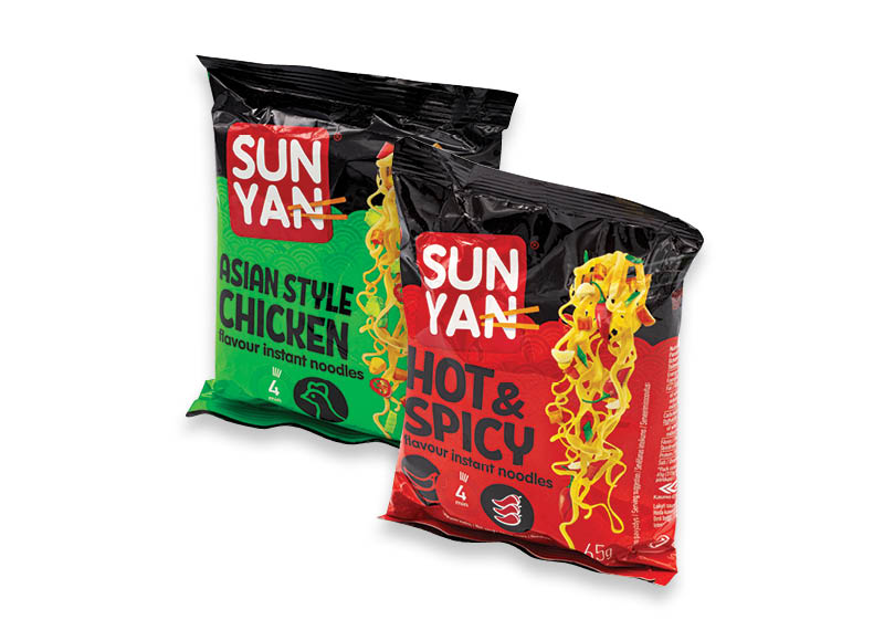 Greitai paruošiamiems makaronams SUN YAN
,
62 g, 63 g, 65 g, įvairių rūšių Greitai paruošiamiems makaronams SUN YAN
,
62 g, 63 g, 65 g, įvairių rūšių