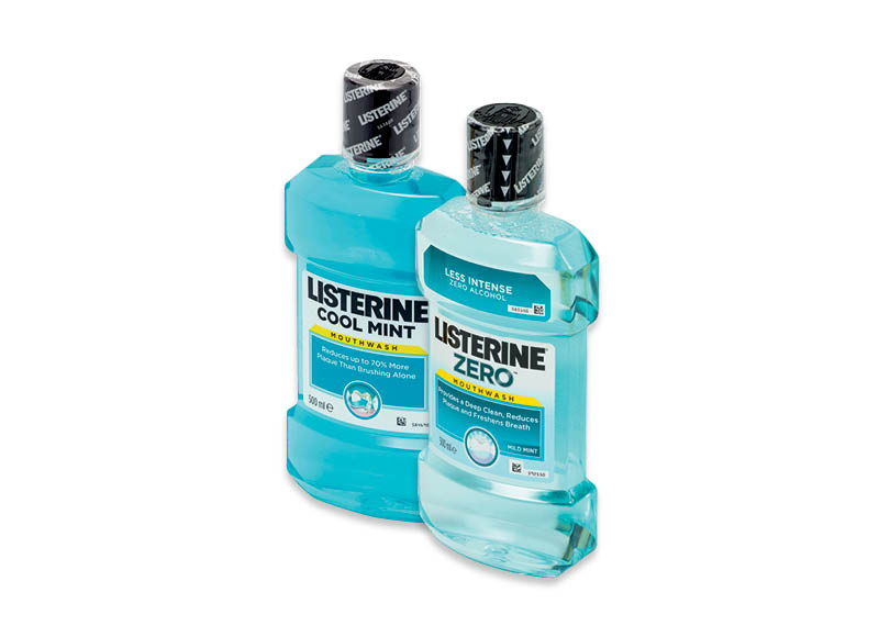 Burnos skalavimo skysčiui LISTERIN
			, 
				 250 ml, 500 ml, 1 l, 7 rūšių