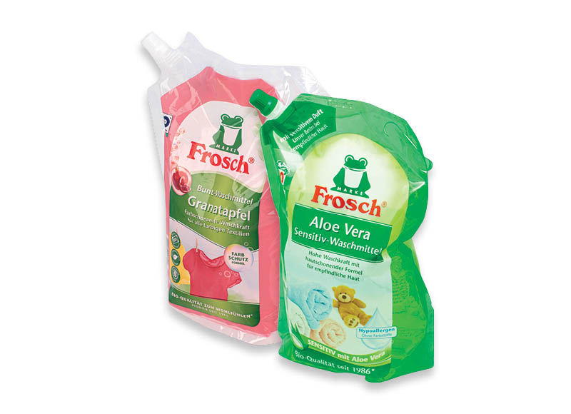 Skystai skalbimo priemonei FROSCH
			, 
				 1,8 l, 18–24 skalb., 3 rūšių 2,77 Eur/l