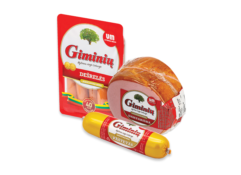 GIMINIŲ mėsos gaminiams
			, 
				 Įvairių rūšių. Ir IKI EXPRESS