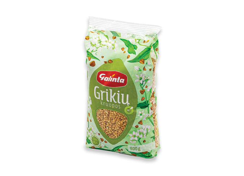 Grikių kruopos GALINTA
			, 
				 800 g, 2,86 Eur/kg