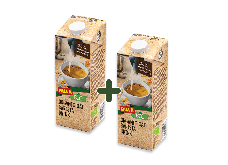 BILLA BIO ekologiškas avižų gėrimas BARISTA
,
1 l, 2,69 Eur/vnt. A lygio parduotuvėse. Ir IKI EXPRESS BILLA BIO ekologiškas avižų gėrimas BARISTA
,
1 l, 2,69 Eur/vnt. A lygio parduotuvėse. Ir IKI EXPRESS