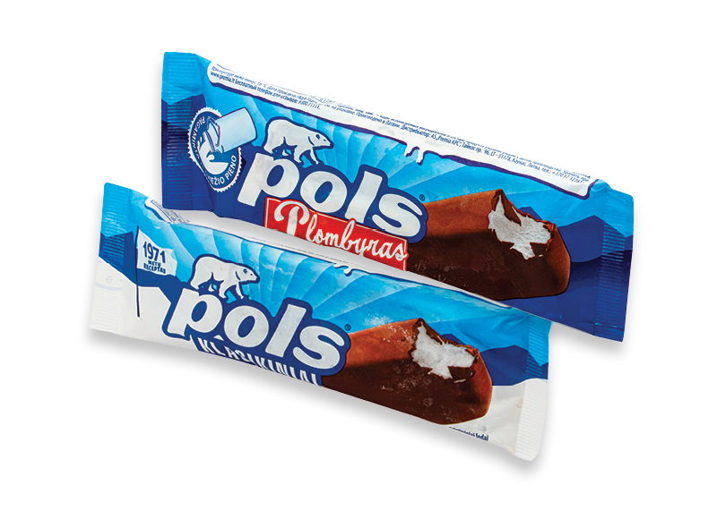 Valgomiesiems ledams POLS ant pagaliuko
			, 
				 120 ml, 8 rūšių, 4,92 Eur/l. Ir IKI EXPRESS