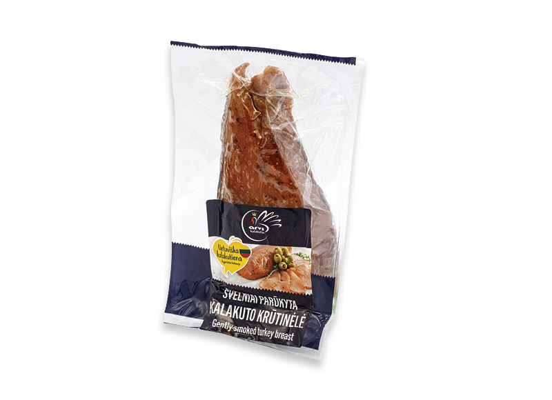 Švelniai parūkyta kalakuto krutinėlė
			, 
				 1 kg. A lygio parduotuvėse