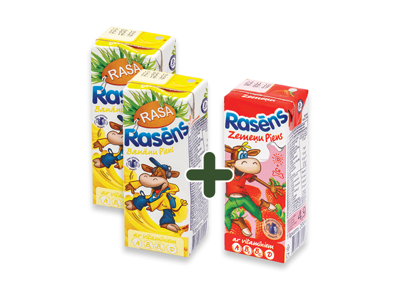 Pieno gėrimas RASENS
			, 
				 200 ml, 2 rūšių, 0,79 Eur/vnt. Ir IKI EXPRESS
