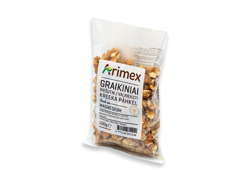 ARIMEX graikiniai riešutai
,
100 g, 13,90 Eur/kg. A lygio parduotuvėse. Ir IKI EXPRESS ARIMEX graikiniai riešutai
,
100 g, 13,90 Eur/kg. A lygio parduotuvėse. Ir IKI EXPRESS