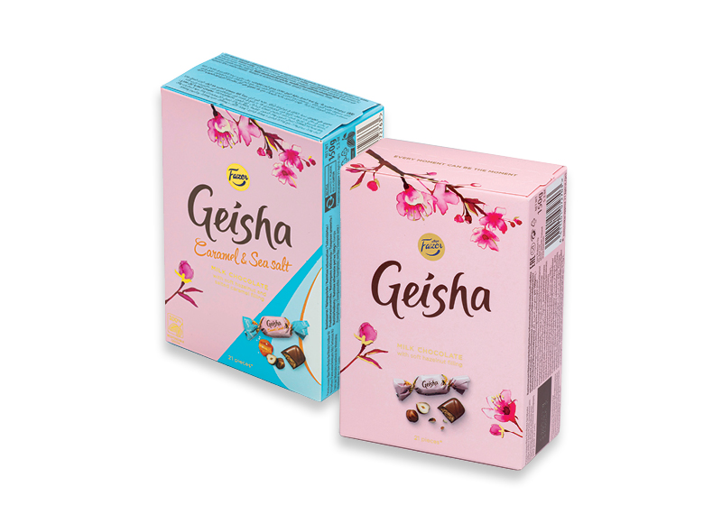 Saldainių dėžutėms GEISHA
			, 
				 150 g, 3 rūšių, 13,27 Eur/kg. Ir IKI EXPRESS