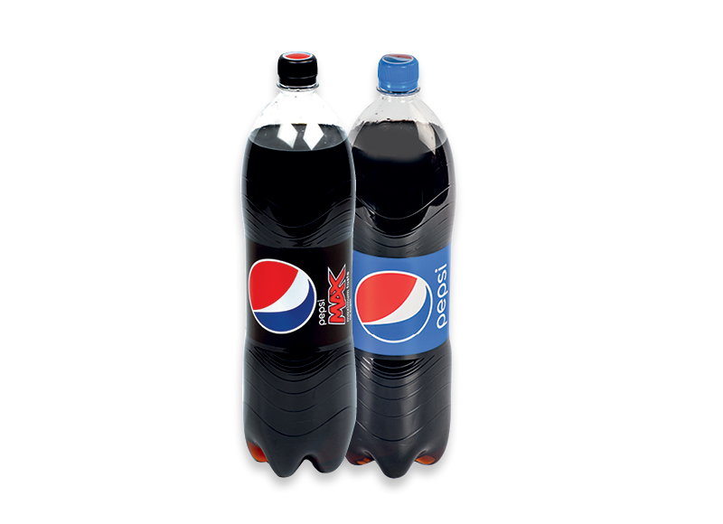 Gazuotiems gėrimams PEPSI ir PEPSI MAX
,
1,5 l, 2 rūšių, 0,73 Eur/l. Ir IKI EXPRESS Gazuotiems gėrimams PEPSI ir PEPSI MAX
,
1,5 l, 2 rūšių, 0,73 Eur/l. Ir IKI EXPRESS