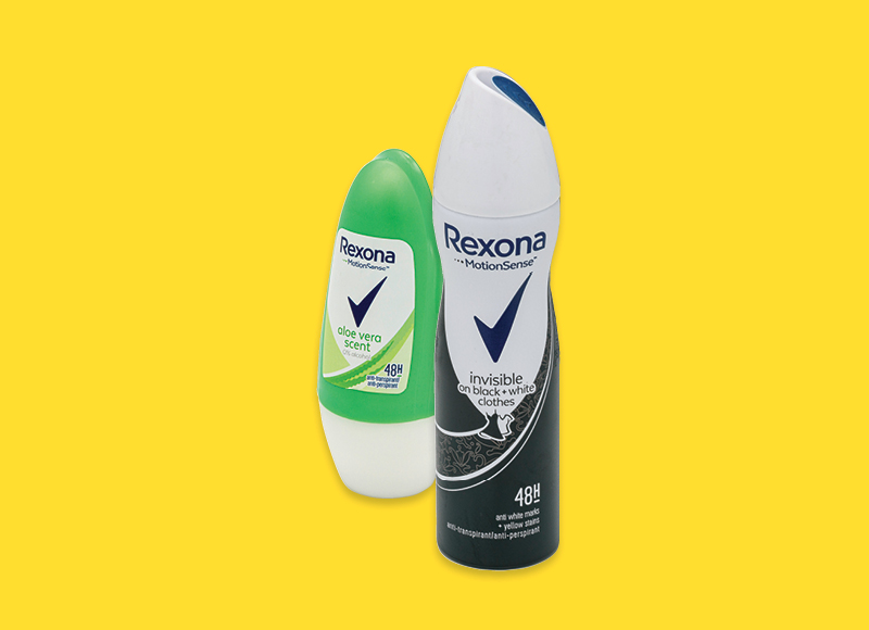 Dezodorantams REXONA
,
50 ml, 150 ml, įvairių rūšių Dezodorantams REXONA
,
50 ml, 150 ml, įvairių rūšių