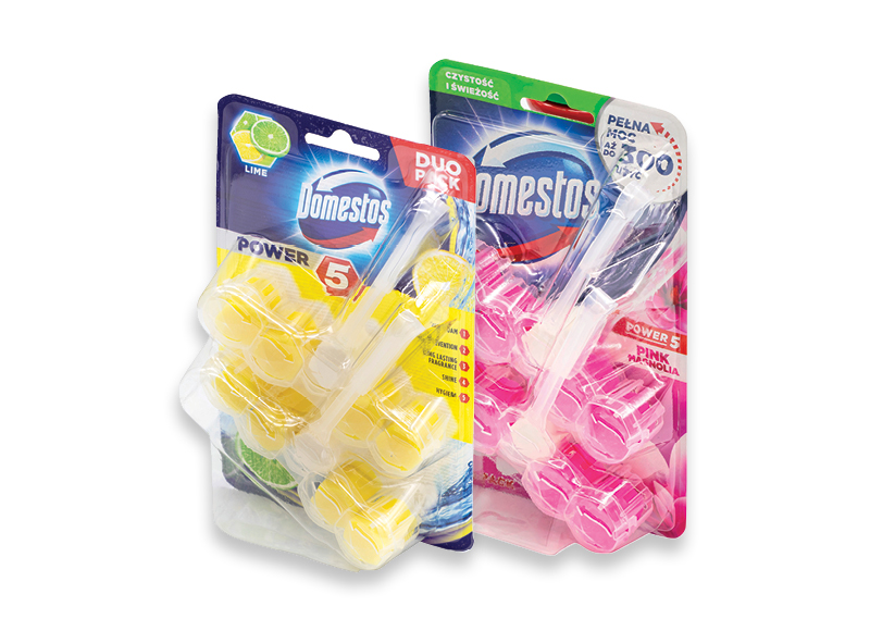 Tualeto valikliui-gaivikliui DOMESTOS POWER5
,
2 x 55 g, 3 rūšių Tualeto valikliui-gaivikliui DOMESTOS POWER5
,
2 x 55 g, 3 rūšių