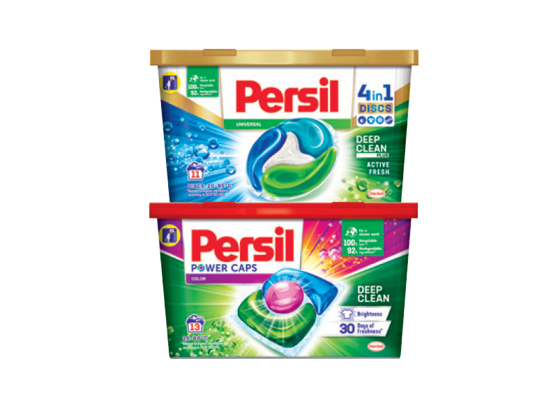 Skalbimo kapsulėms PERSIL
			, 
				 11 &#8211; 13 vnt, 5 rūšių. Ir IKI EXPRESS