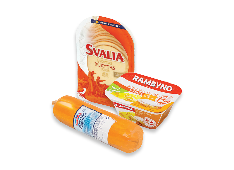 Tepamiesiems ir lydytiems sūriams
			, 
				 Įvairių rūšių. Ir IKI EXPRESS