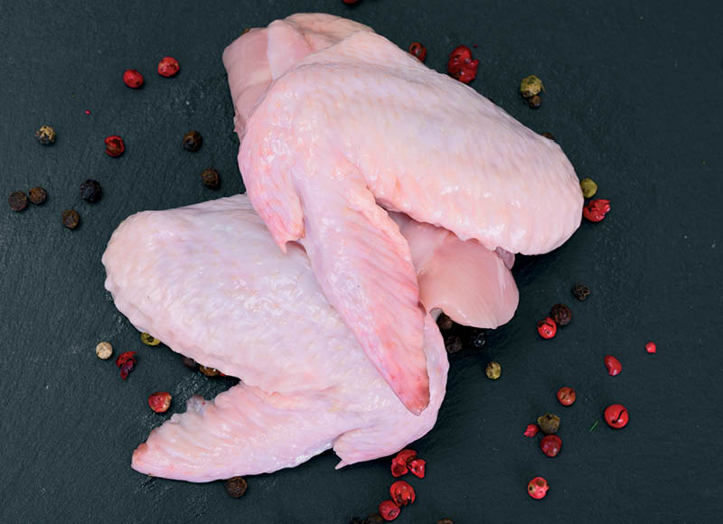 Šviežiems viščiukų broilerių sparneliams
			, 
				 (sveriamoje vitrinoje, užauginta be antibiotikų) 1 kg. A lygio parduotuvėse