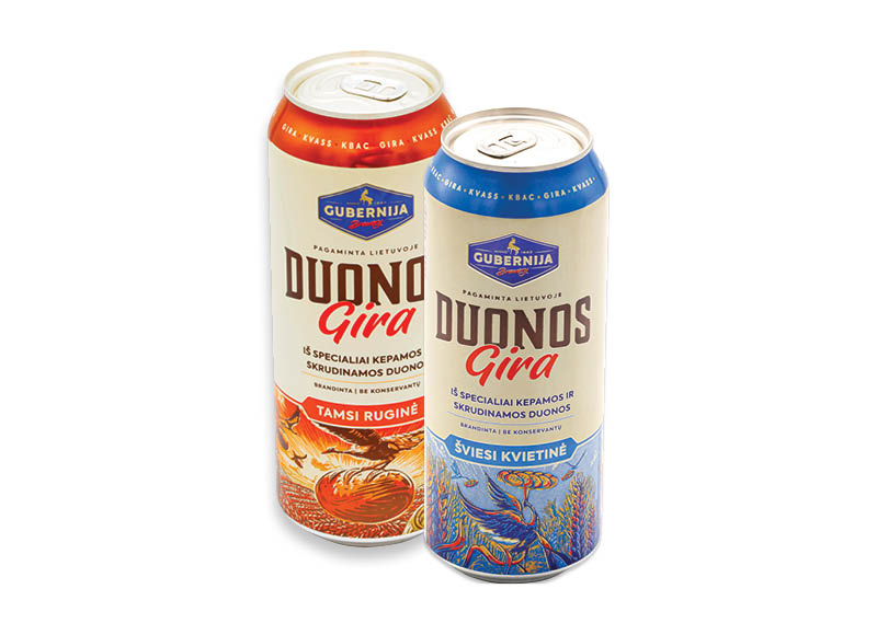 Duonos girai GUBERNIJOS
			, 
				 0,5 l, 2 rūšių, 1,18 Eur/l