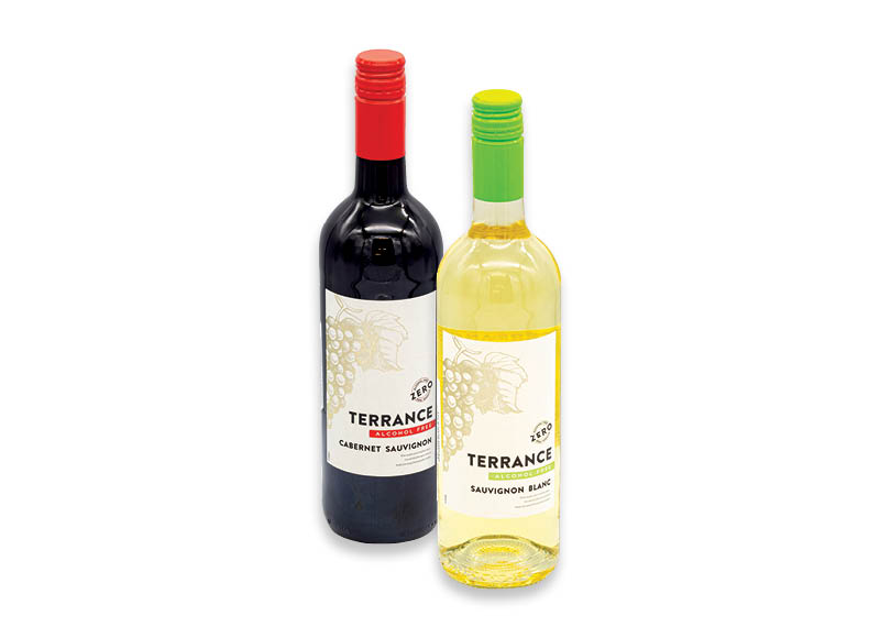 Nealkoholiniam vynui TERRANCE
			, 
				 0,75 l, 2 rūšių, 4,65 Eur/l. Ir IKI EXPRESS