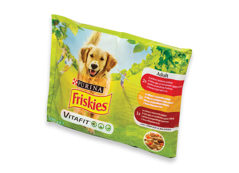 Konservuotam ėdalui šunims FRISKIES
			, 
				 400 g, 2 rūšių, 2,98 Eur/kg. A lygio parduotuvėse