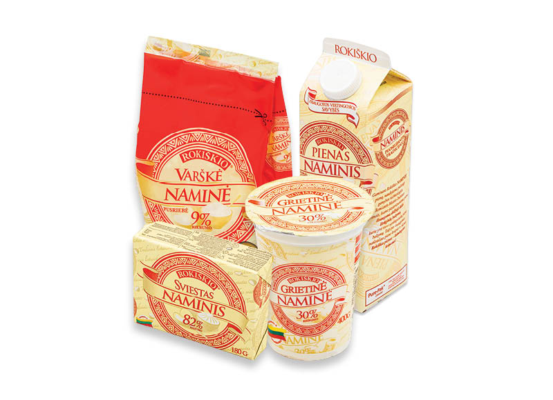 Pieno produktams NAMINIS
			, 
				 Įvairių rūšių. Ir IKI EXPRESS