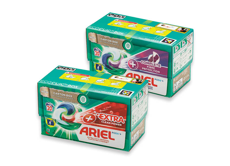 Skalbimo kapsulėms ARIEL
			, 
				 20 vnt., 2 rūšių. A lygio parduotuvėse