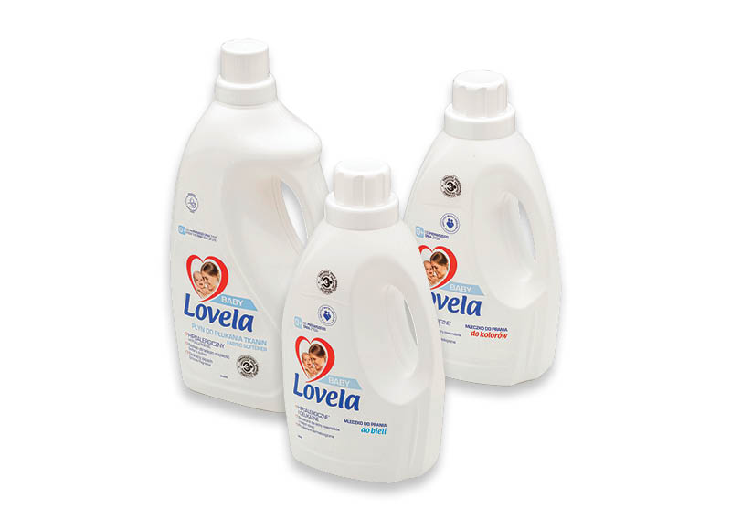 Skalbimo priemonėms LOVELA
			, 
				 1,45 l &#8211; 2 l, 3 rūšių. A lygio parduotuvėse