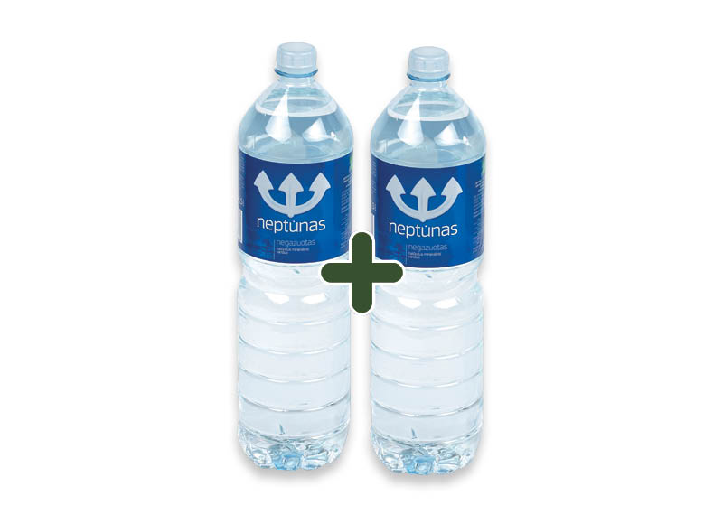 Negazuotas natūralus mineralinis vanduo NEPTŪNAS
			, 
				 1,5 l, 0,79 Eur/vnt. Ir IKI EXPRESS