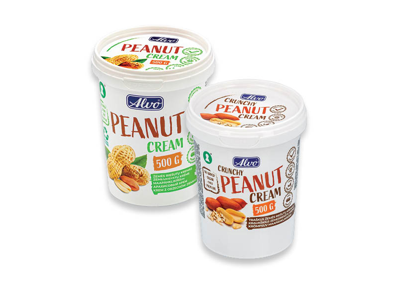 Žemės riešutų kremui ALVO
			, 
				 500 g, 2 rūšių, 5,98 Eur/kg. A lygio parduotuvėse