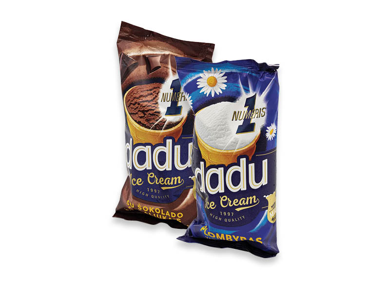 Valgomiesiems ledams DADU vafliniame puodelyje
			, 
				 120 ml, 8 rūšių, 4,92 Eur/l. Ir IKI EXPRESS
