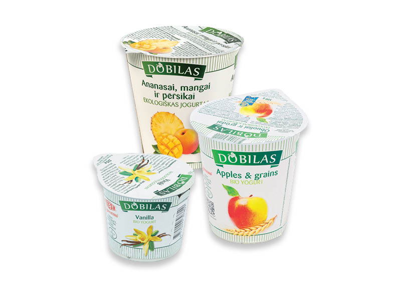 Ekologiškam jogurtui DOBILAS
			, 
				 125 g, 300 g, 4 rūšių. Ir IKI EXPRESS