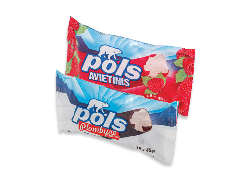 Glaistytiems varškės sūreliams POLS
			, 
				 45 g, 4 rūšių, 8,67 Eur/kg. Ir IKI EXPRESS