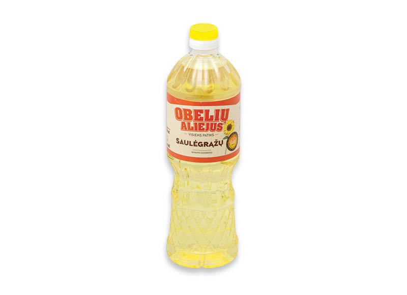 OBELIŲ saulėgrąžų aliejus
			, 
				 0,9 l, 3,32 Eur/l. A lygio parduotuvėse