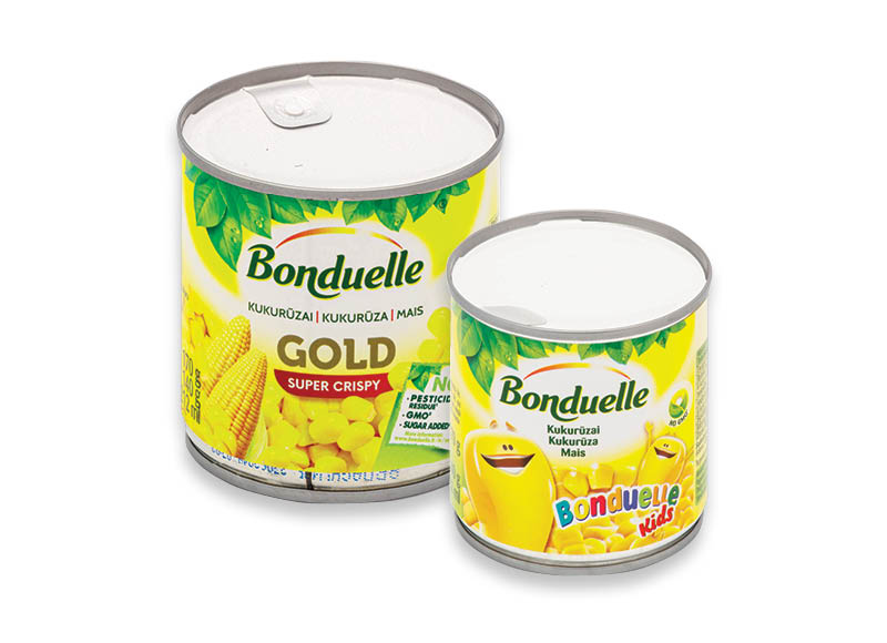 Kukurūzams BONDUELLE
			, 
				 5 rūšių
