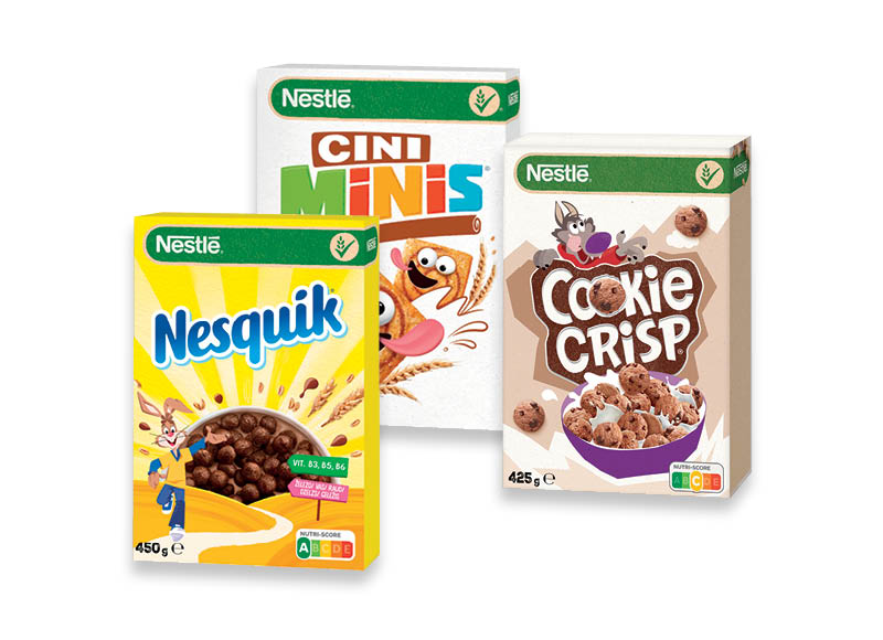 Sausiems pusryčiams NESTLE NESQUIK, CINI MINIS ir COOKIE CRISP
,
425g, 450 g, 3 rūšių Sausiems pusryčiams NESTLE NESQUIK, CINI MINIS ir COOKIE CRISP
,
425g, 450 g, 3 rūšių