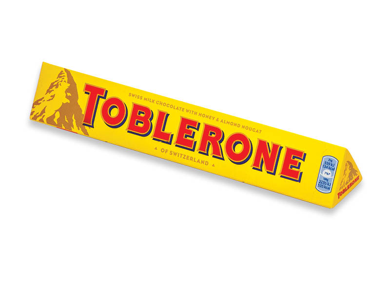 Šokoladui TOBLERONE
			, 
				 100 g, 3 rūšių, 12,90 Eur/kg. A lygio parduotuvėse. Ir IKI EXPRESS