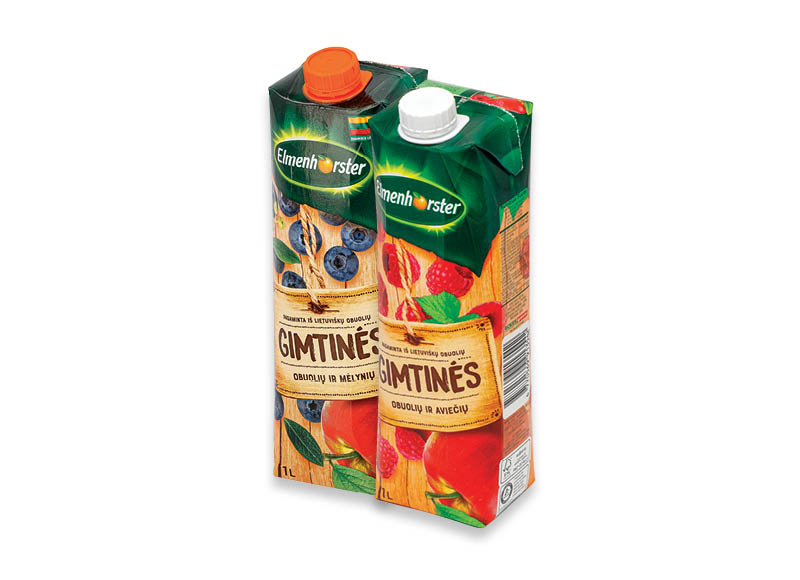 Sulčių gėrimams ELMENHORSTER GIMTINĖS
			, 
				 1 l, 2 rūšių