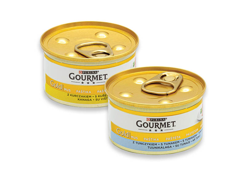 Kačių ėdalui GOURMET GOLD
,
85 g, 8 rūšių, 6,94 Eur/kg Kačių ėdalui GOURMET GOLD
,
85 g, 8 rūšių, 6,94 Eur/kg