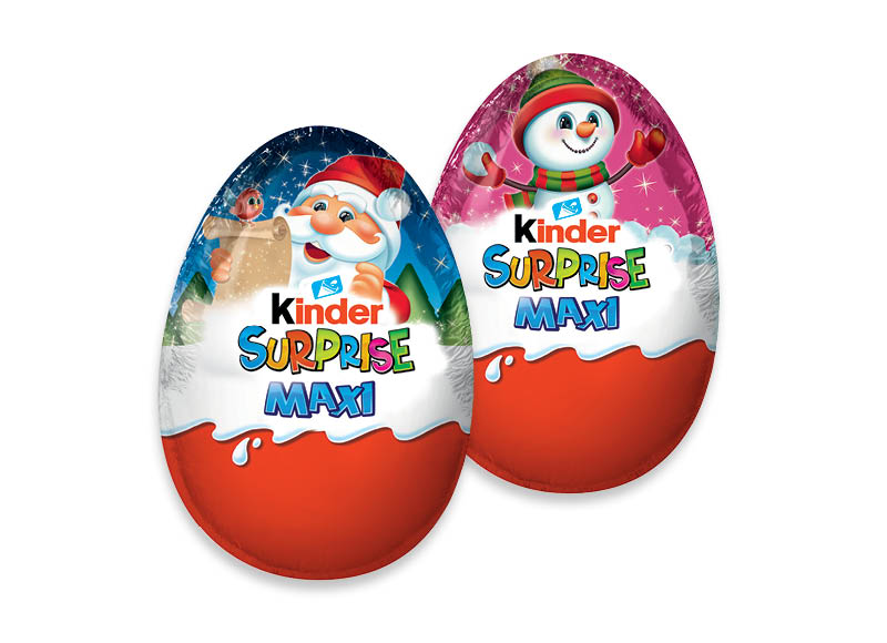 Kiaušiniui KINDER MAXI
			, 
				 100 g, 2 rūšių, 39,90 Eur/kg. A lygio parduotuvėse
