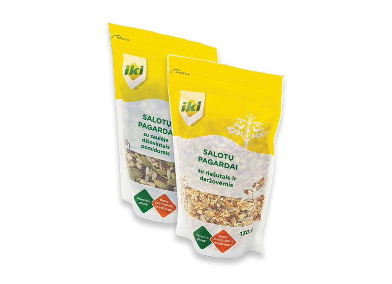 IKI salotų pagardams
			, 
				 130 g, 3 rūšių, 13,00 Eur/kg. A lygio parduotuvėse