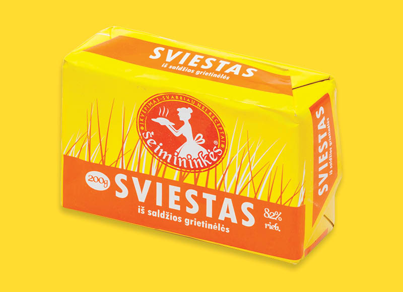 ŠEIMININKĖS sviestas
,
200 g, 82 % rieb. 9,95 Eur/kg ŠEIMININKĖS sviestas
,
200 g, 82 % rieb. 9,95 Eur/kg