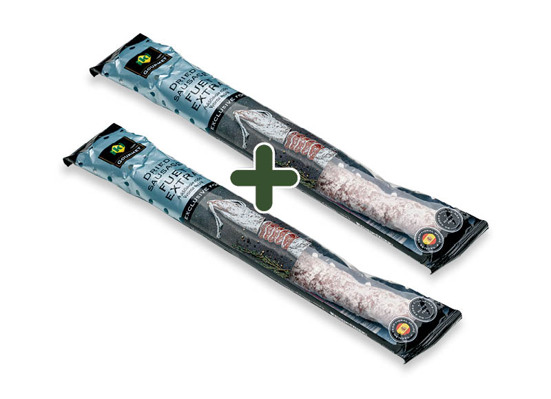 IKI GOURMET vytinta dešra FUET EXTRA
,
170 g, 2,99 Eur/vnt. Ir IKI EXPRESS IKI GOURMET vytinta dešra FUET EXTRA
,
170 g, 2,99 Eur/vnt. Ir IKI EXPRESS