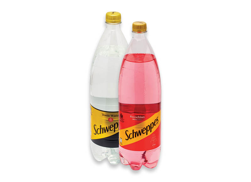 Gazuotiems gėrimams SCHWEPPES
,
1,5 l, 2 rūšių, 0,93 Eur/l. Ir IKI EXPRESS Gazuotiems gėrimams SCHWEPPES
,
1,5 l, 2 rūšių, 0,93 Eur/l. Ir IKI EXPRESS