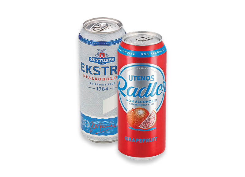 Nealkoholiniam alui UTENOS RADLER GRAPEFRUIT ir ŠVYTURYS EKSTRA
			, 
				 0,5 l, 2 rūšių, 1,38 Eur/l. Ir IKI EXPRESS