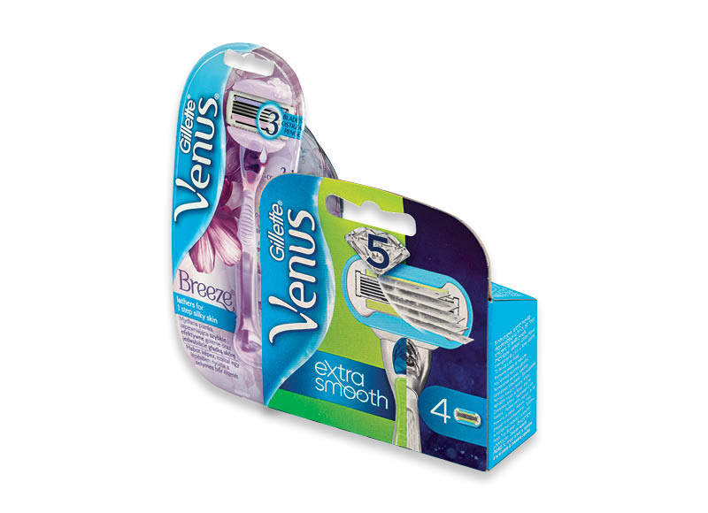 Moteriškiems sisteminiams skustuvams, skustuvų galvutėms ir kosmetikai GILLETTE VENUS
			, 
				 Įvairių rūšių
