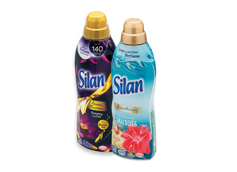 Skalbinių minkštikliui SILAN
			, 
				 800–900 ml, 32–36 skalb. 9 rūšių