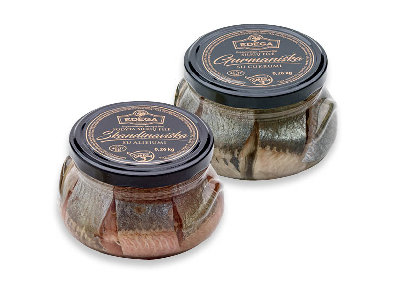 Gurmaniška, Skandinaviška silkių filė EDEGA
			, 
				 260 g, 2 rūšių, 9,19 Eur/kg. Ir IKI EXPRESS