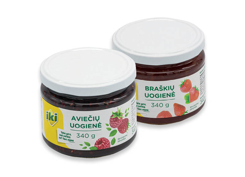 IKI uogienėms
,
340 g, 4 rūšių. A lygio parduotuvėse IKI uogienėms
,
340 g, 4 rūšių. A lygio parduotuvėse