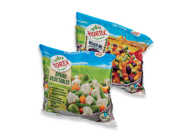 Šaldytai produkcijai HORTEX
			, 
				 400 g, 450 g, 9 rūšių. Ir IKI EXPRESS
