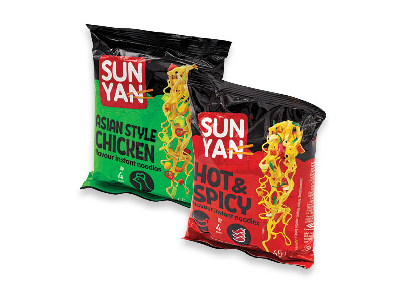 Greitai paruošiamiems makaronams SUN YAN
,
62 g, 63 g, 65 g, įvairių rūšių. A lygio parduotuvėse Greitai paruošiamiems makaronams SUN YAN
,
62 g, 63 g, 65 g, įvairių rūšių. A lygio parduotuvėse