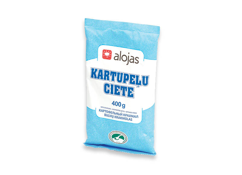 Bulvių krakmolas ALOJAS
,
400 g, 1,48 Eur/kg Bulvių krakmolas ALOJAS
,
400 g, 1,48 Eur/kg