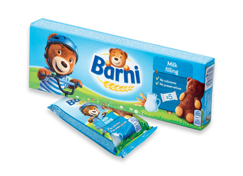 Biskvitiniams pyragėliams BARNI
			, 
				 30 g, 150 g, 2 rūšių. A lygio parduotuvėse. Ir IKI EXPRESS